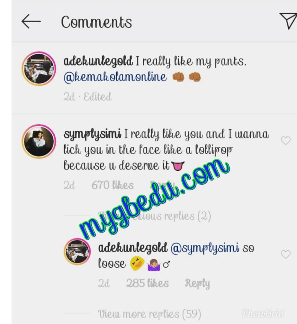 So Loose: Adekunle Gold Shades His Wife Simi