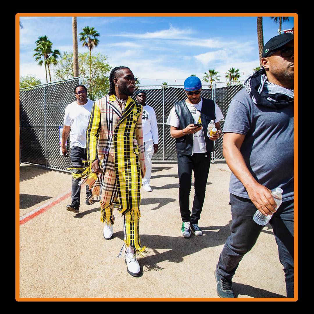 Coachella 2019: Checkout More Pictures From Burna Boy Performance