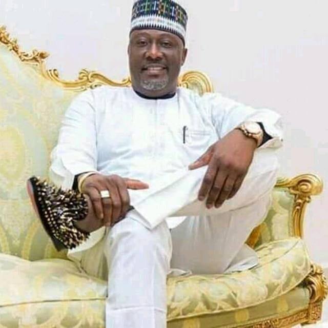 See Senator Dino Melaye's Outfit to Yesterday's AY Live