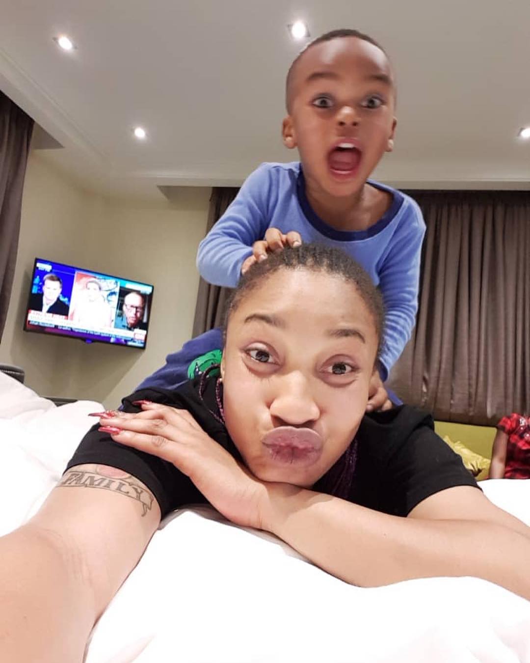 Your Son Will Grow Up To Be Like Bobrisky IJN: Fan Prays For Tonto