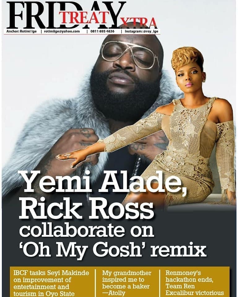 Yemi Alade Ft, Rick Ross - Oh My Gosh Rmx (Official Audio)