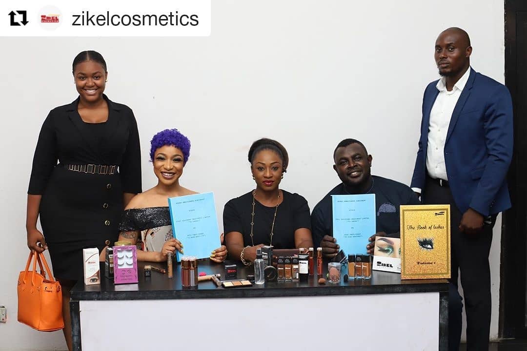 Tonto Dikeh Bags N100 Million Cosmetics Deal
