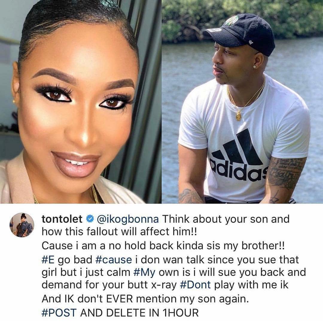 Don't Play With Me: Tonto Dike Warns Ik Ogbonna