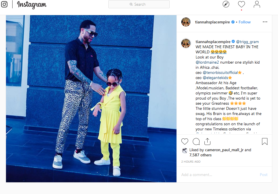 Toyin Lawani And Her Ex Baby Daddy Reunite