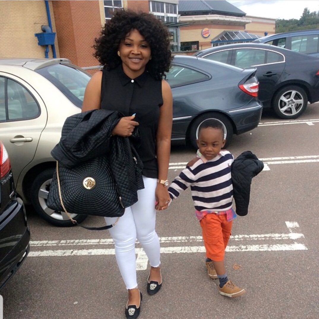 Mercy Aigbe Son, Juwon Is 9yrs Old Today