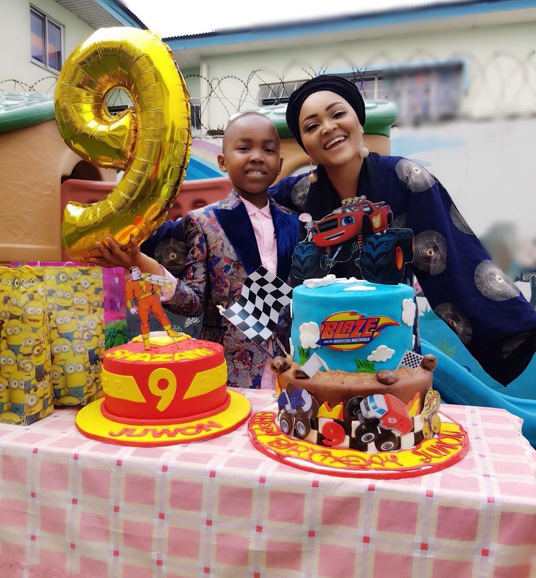 Mercy Aigbe Son, Juwon Is 9yrs Old Today