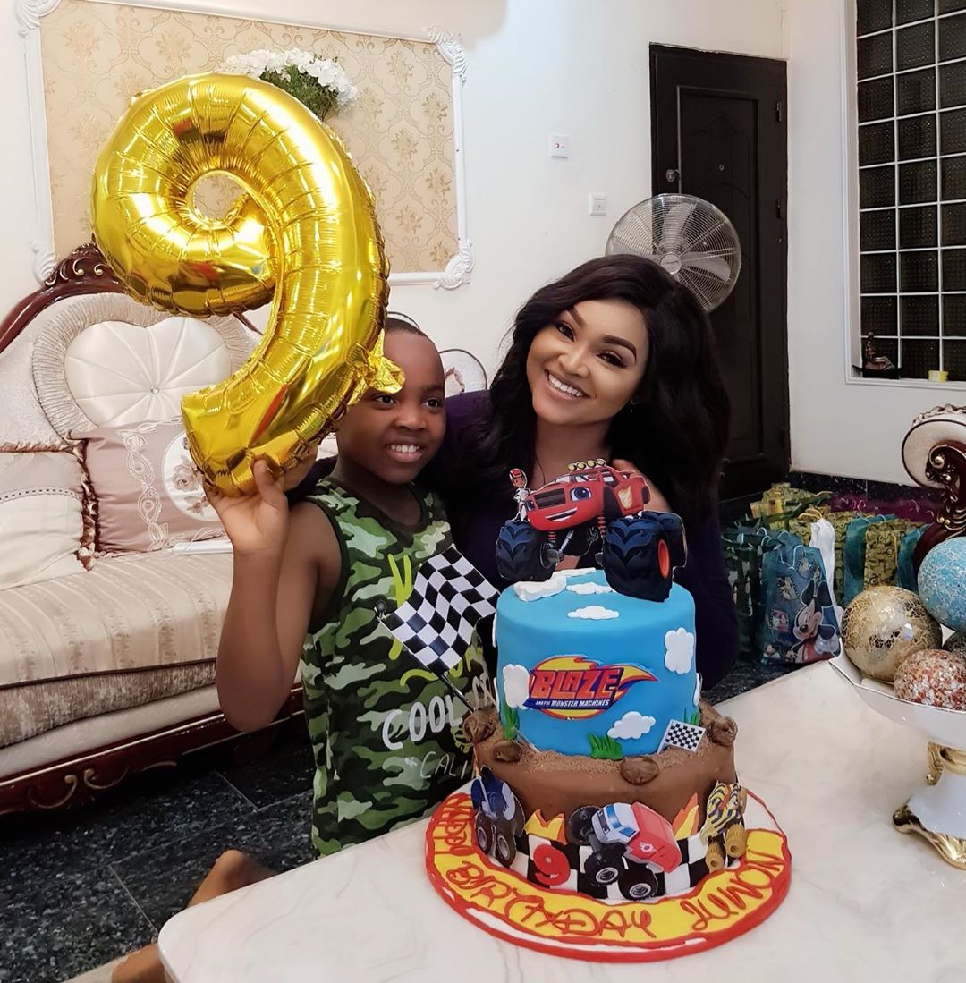 Mercy Aigbe Son, Juwon Is 9yrs Old Today