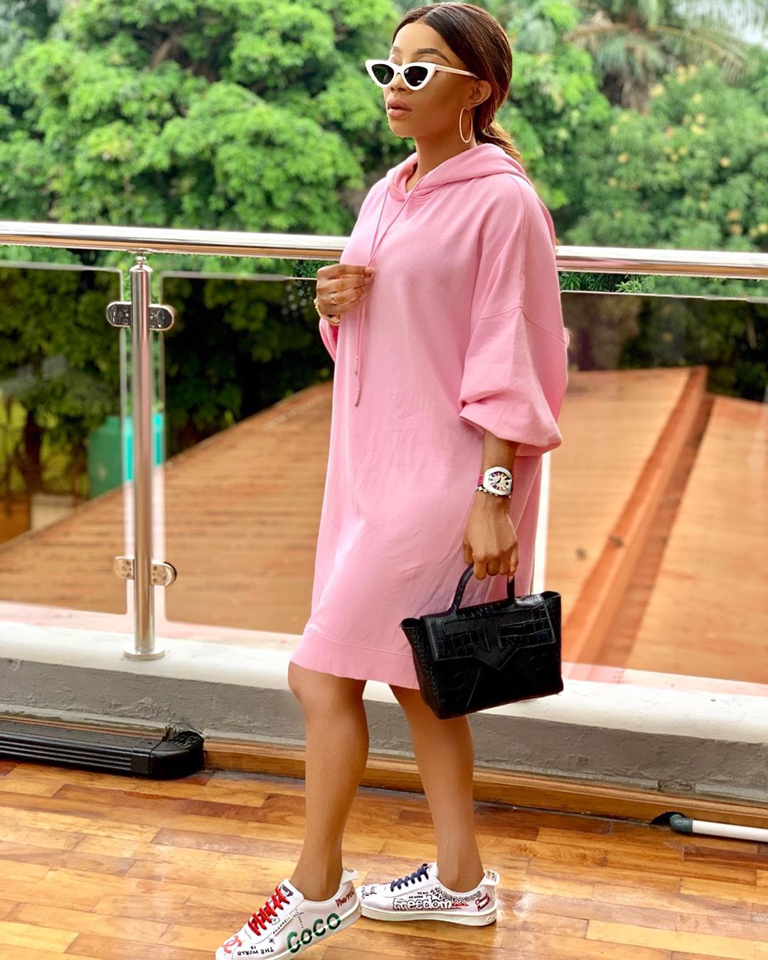 Toke Makinwa Sends Shady Message to Falz