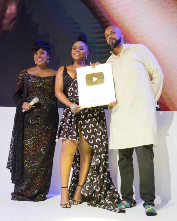 Yemi Alade Recieves "Gold Play Button" From YouTube