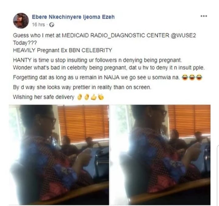 Photos Of "Heavily Pregnant" BBNaija Star, Tboss Breaks The Internet