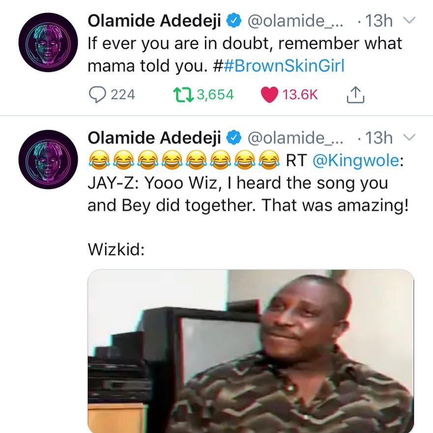 30 Celebrities Reaction To Beyonce's "Brown Skin Girl" Featuring Wizkid