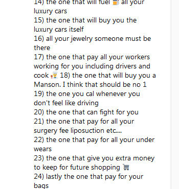 Cross-dresser Turned Transgender, Bobrisky List Out The Functions Of His/her 24 Boyfriends (Lovers)