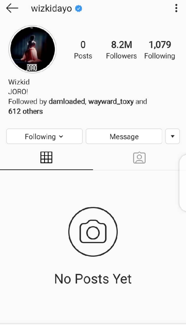 Wizkid Finally Abandon Social Media, Left Fans In Shock