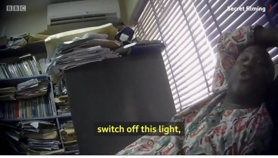 JUST IN: Full Video Of Nigerian Lecturers Sexually Molesting Student Released By BBC