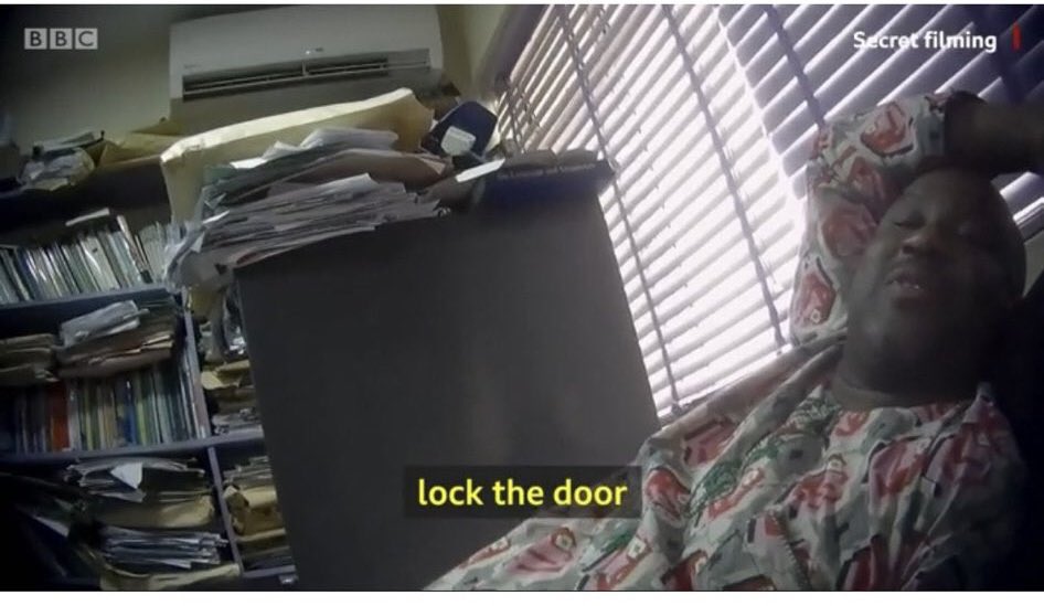 JUST IN: Full Video Of Nigerian Lecturers Sexually Molesting Student Released By BBC