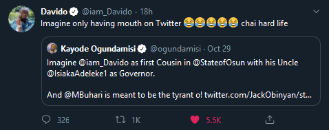 Davido Unleashed The Viper Venom On Kayode Ogundamisi