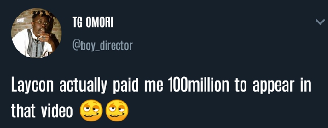 "Laycon Paid Me N100m To Appear In His Music Video" TG Omori